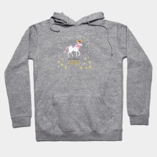 First birthday greeting. One. Magical Unicorn Birthday invitation. Party invitation Hoodie